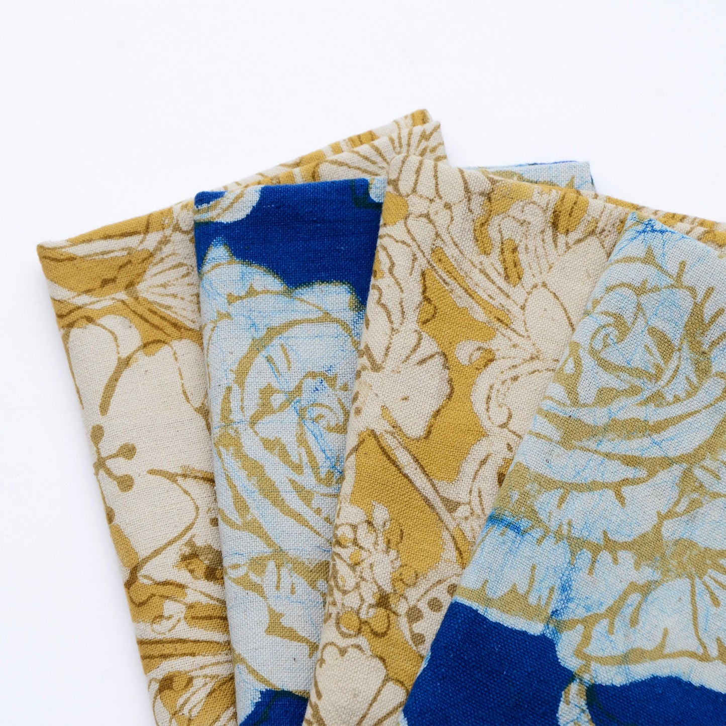 Mix & Match Block Print Cotton Napkins (Set of 4) - Eve