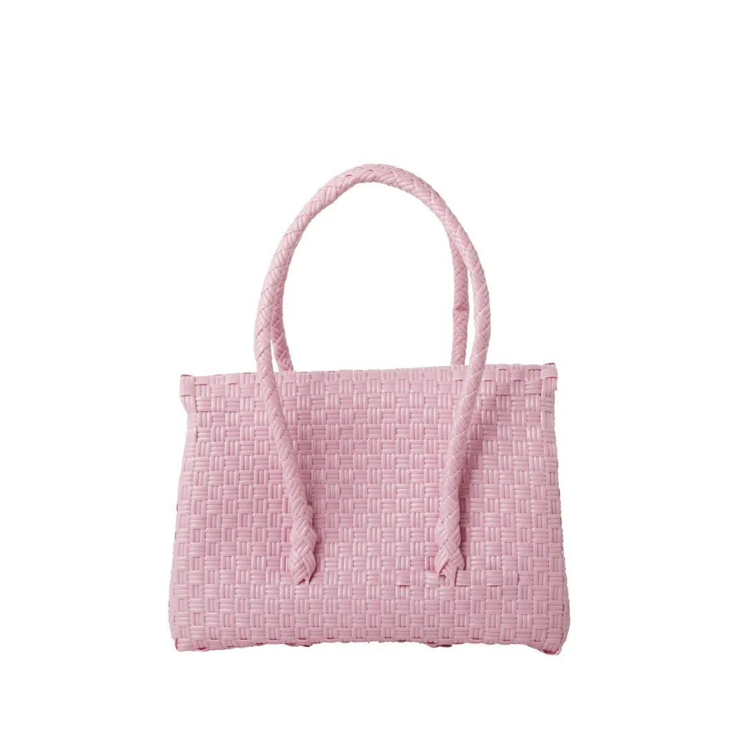 Mini Kelly Handwoven Handbag ·  Recycled Plastic