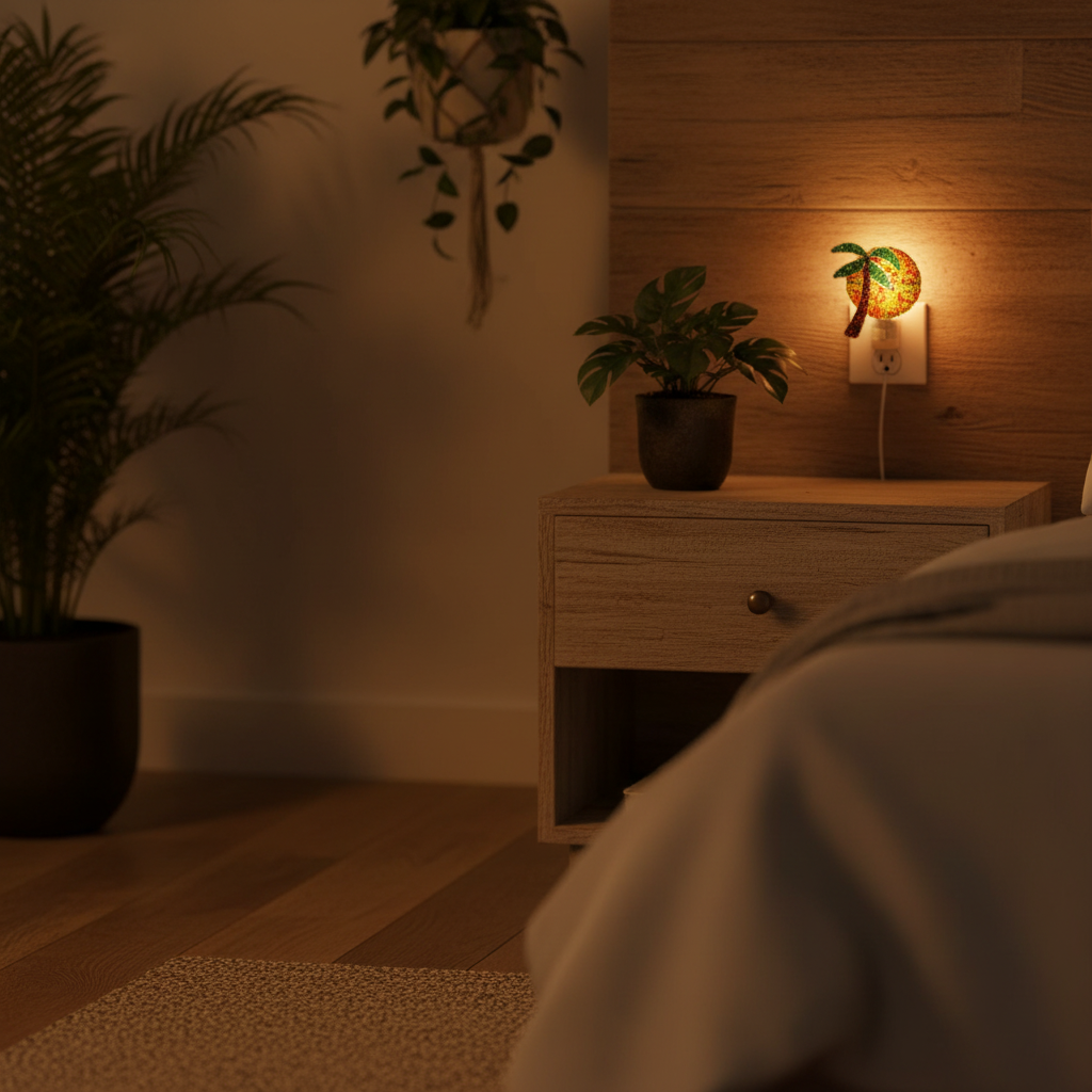 Night Light, Palm Tree (Set of 2)