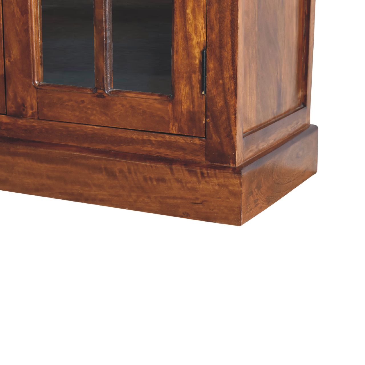 Solid Wood Large Glazed Sideboard