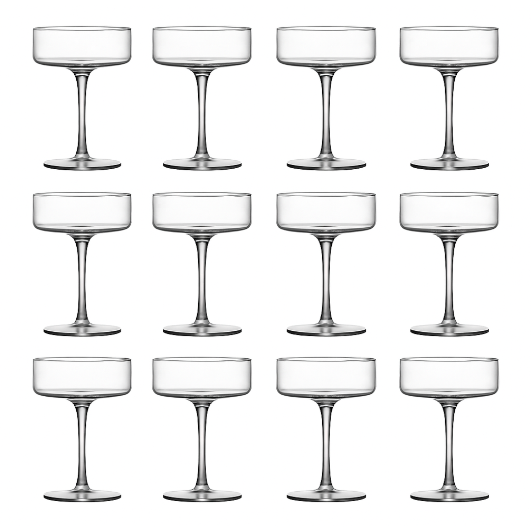 Clear Cocktail Martini Coupe Glass