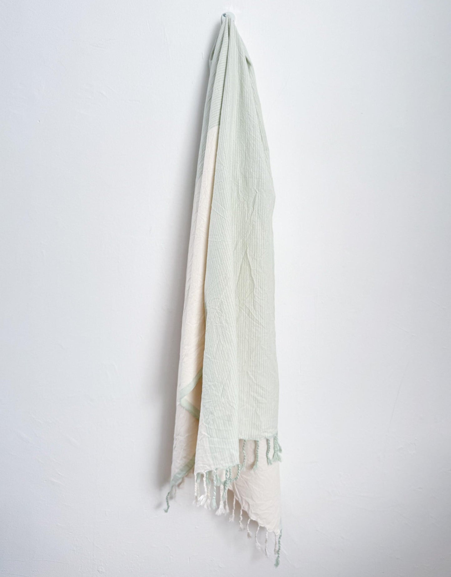 Sage Ivory Tonal Towel