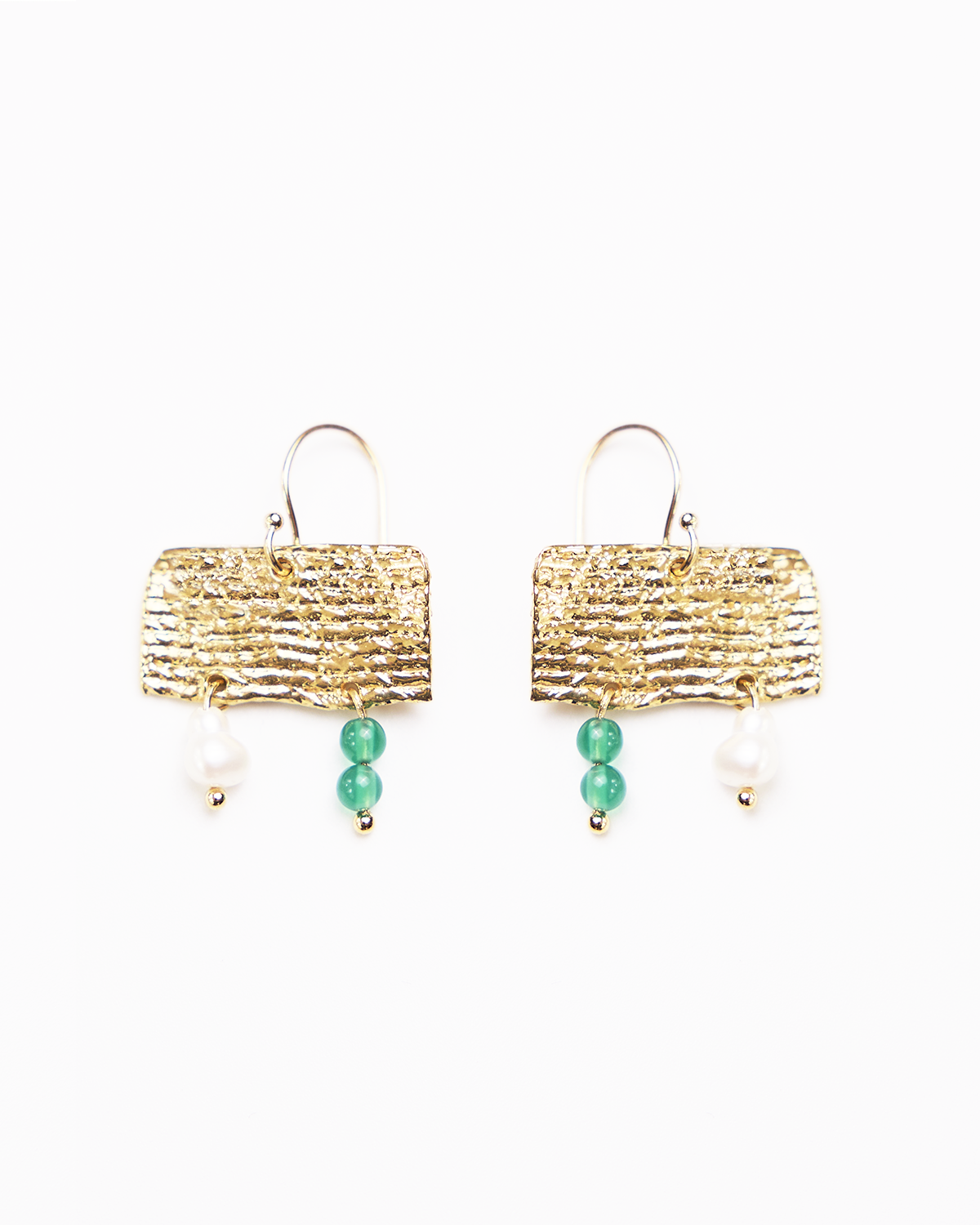 Vessel Earrings- 14K Gold Plate