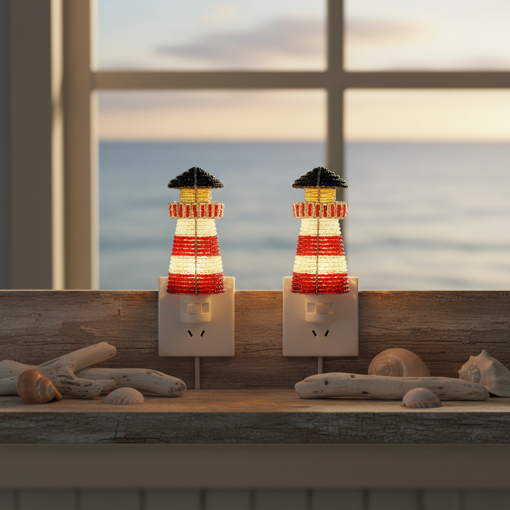 Night Light, Lighthouse (Set of 2)