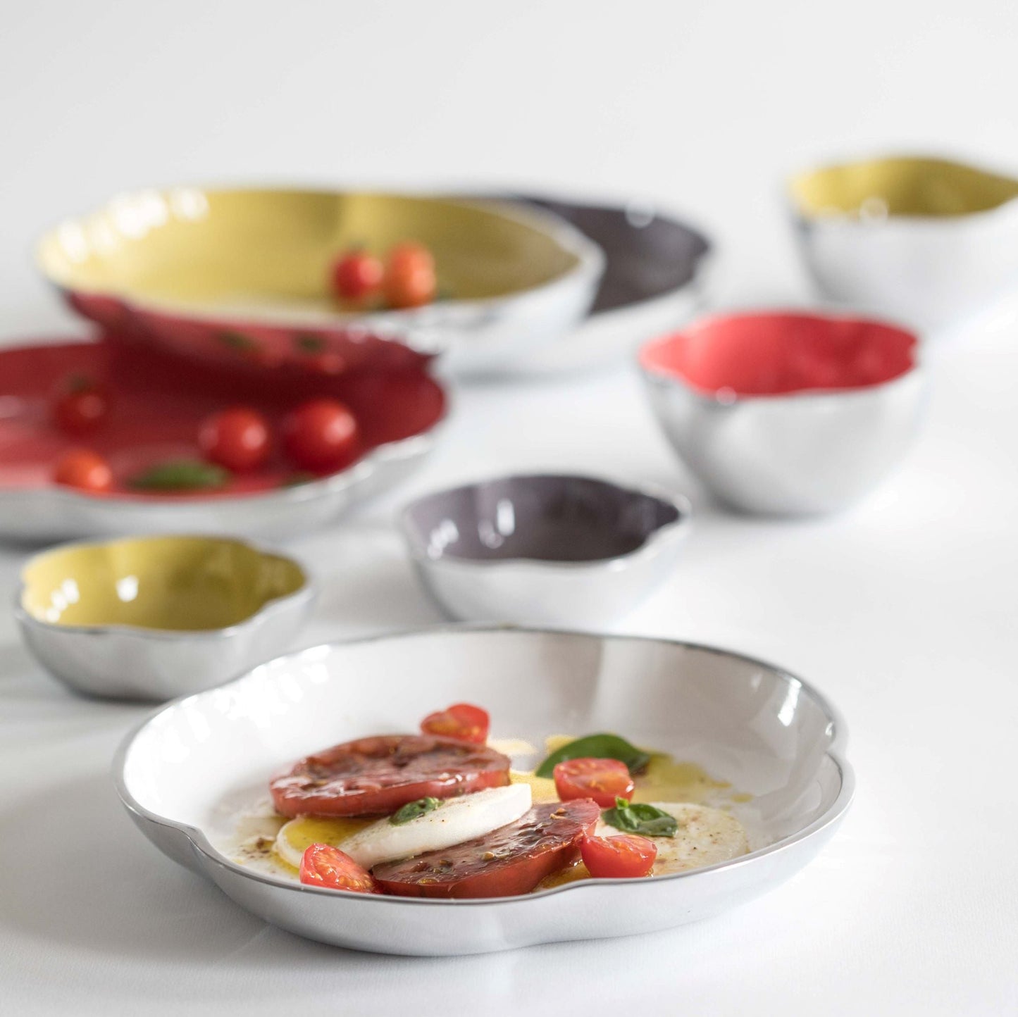 Fiore Double Snack Dish