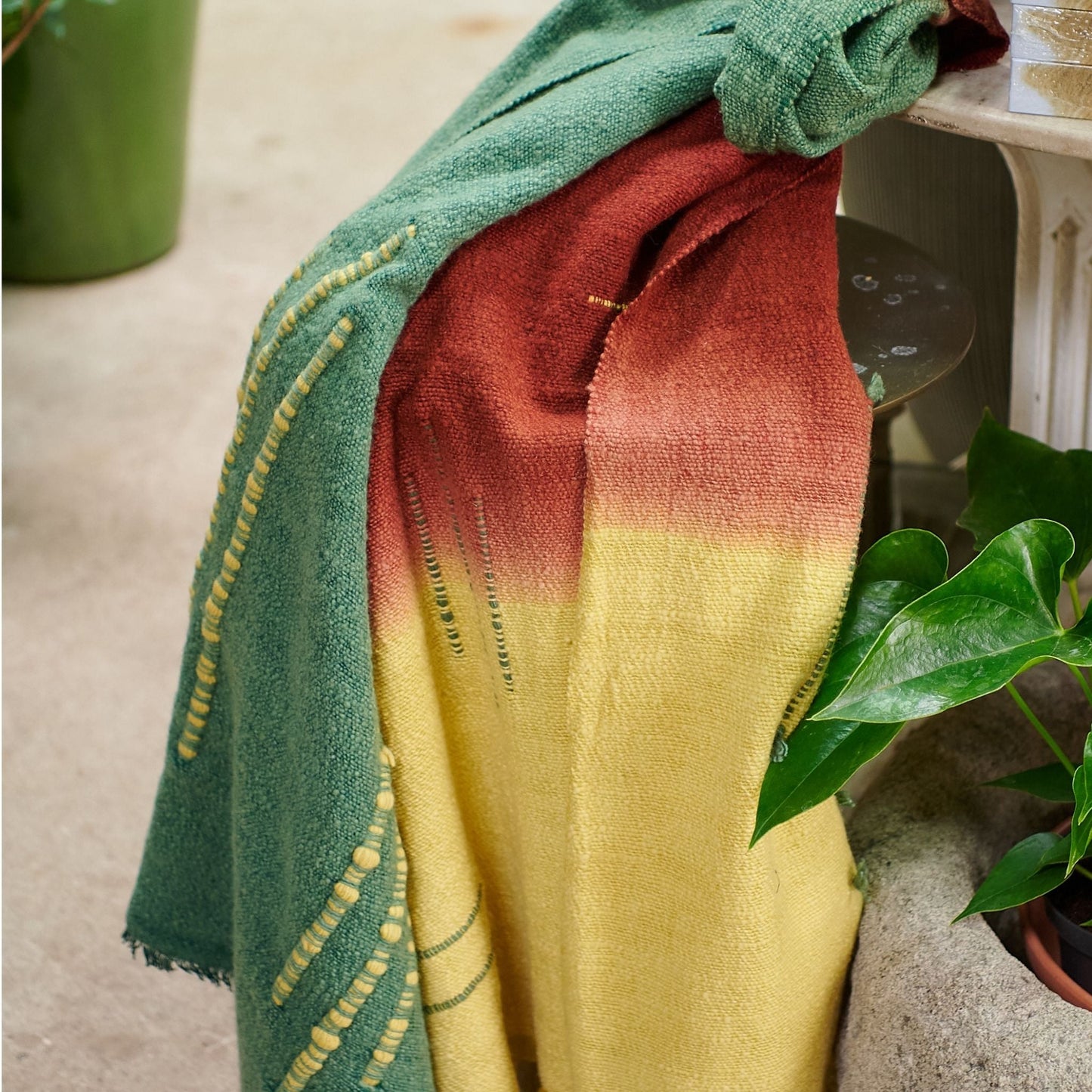 Textured Merino Throw