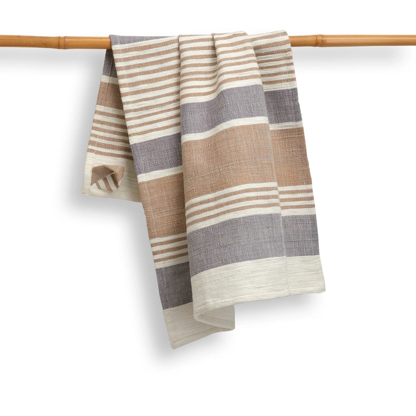 Handwoven Cotton Kitchen Towels | 27″ × 19″ | Set of 2 | Fair Trade | ELORA