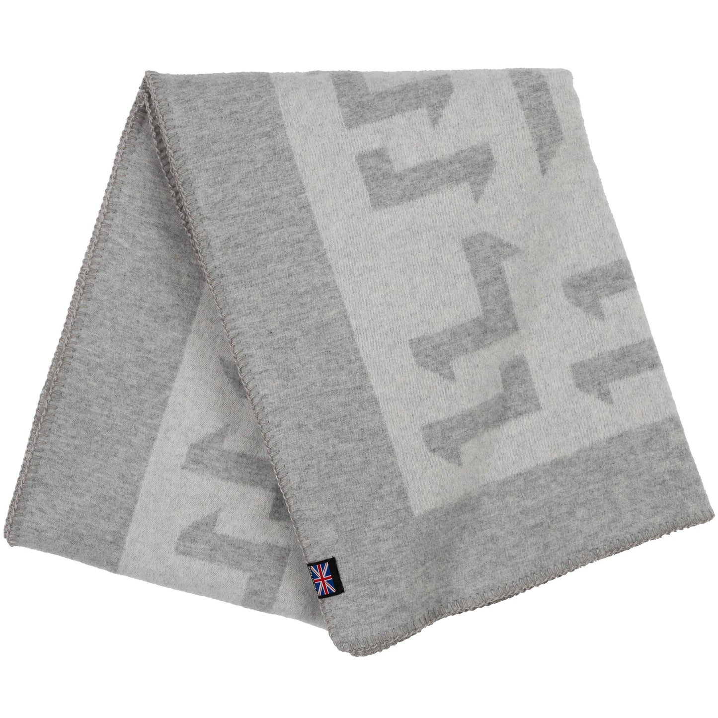Prince of Scots Merino Wool Fleece Throw - Natural Expletive