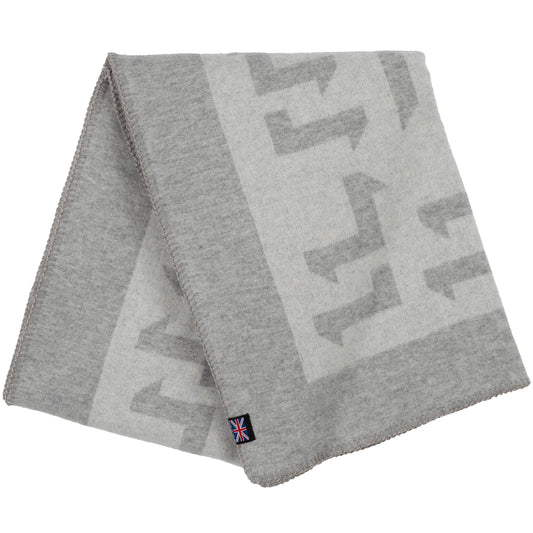 Prince of Scots Merino Wool Fleece Throw - Natural Expletive