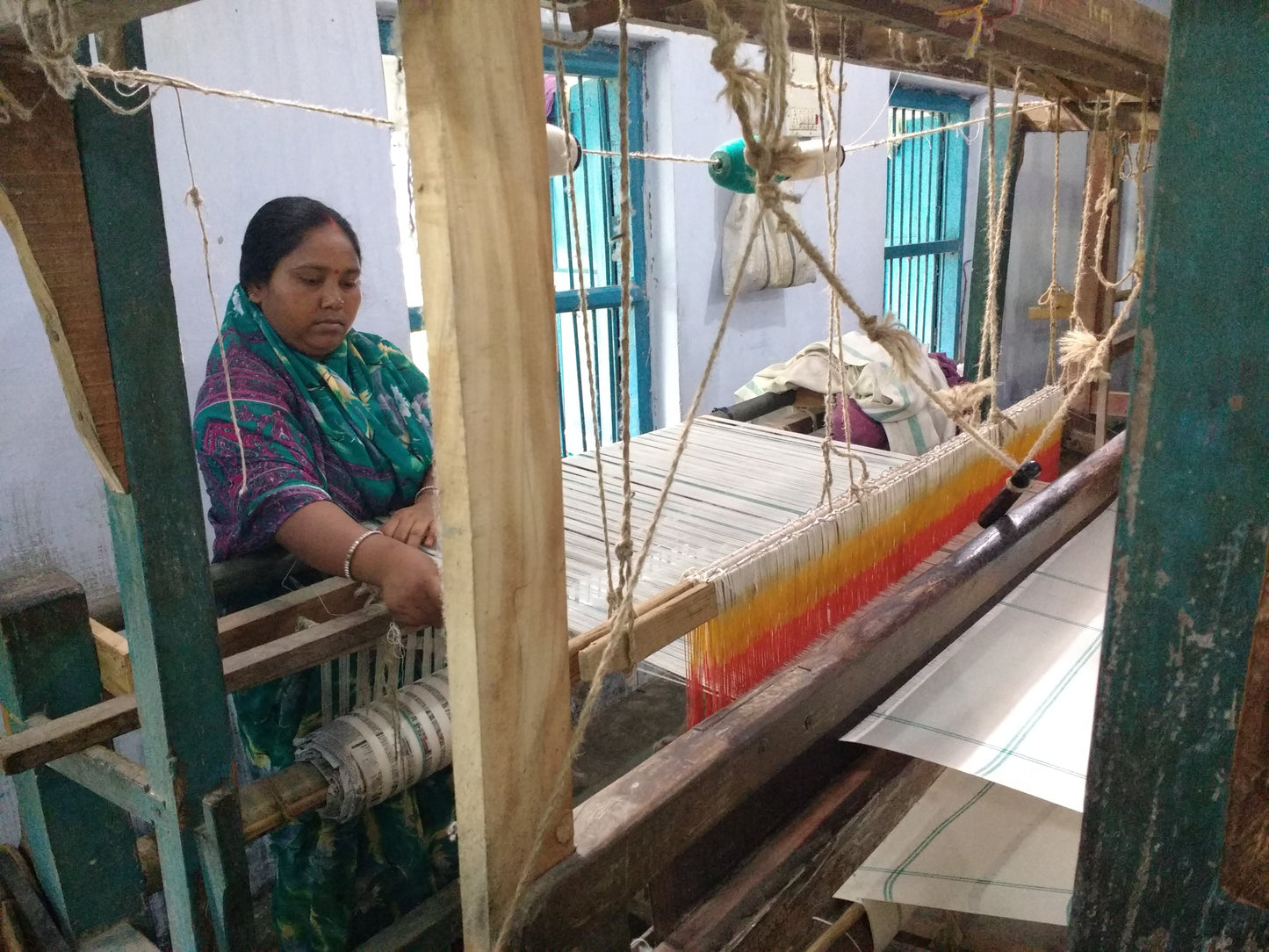 Handwoven Cotton Table Runner | Artisan-made | Fair Trade | Foundation