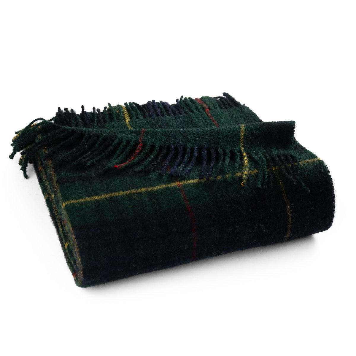 Highland Tweeds Shetland Lambswool Throw - Hunting Stewart