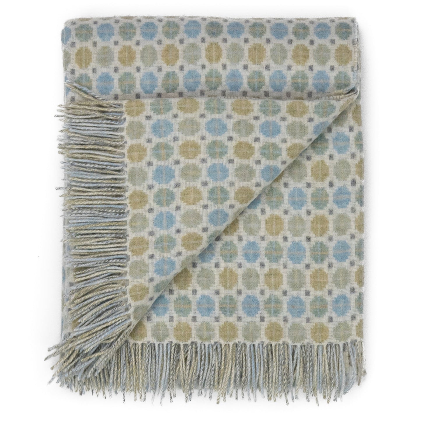 Southampton Home Merino Wool Medallion - Sky