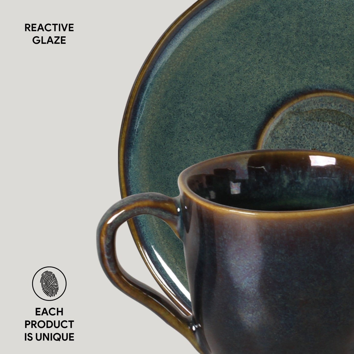 Coffee Cup & Saucer Set of 6