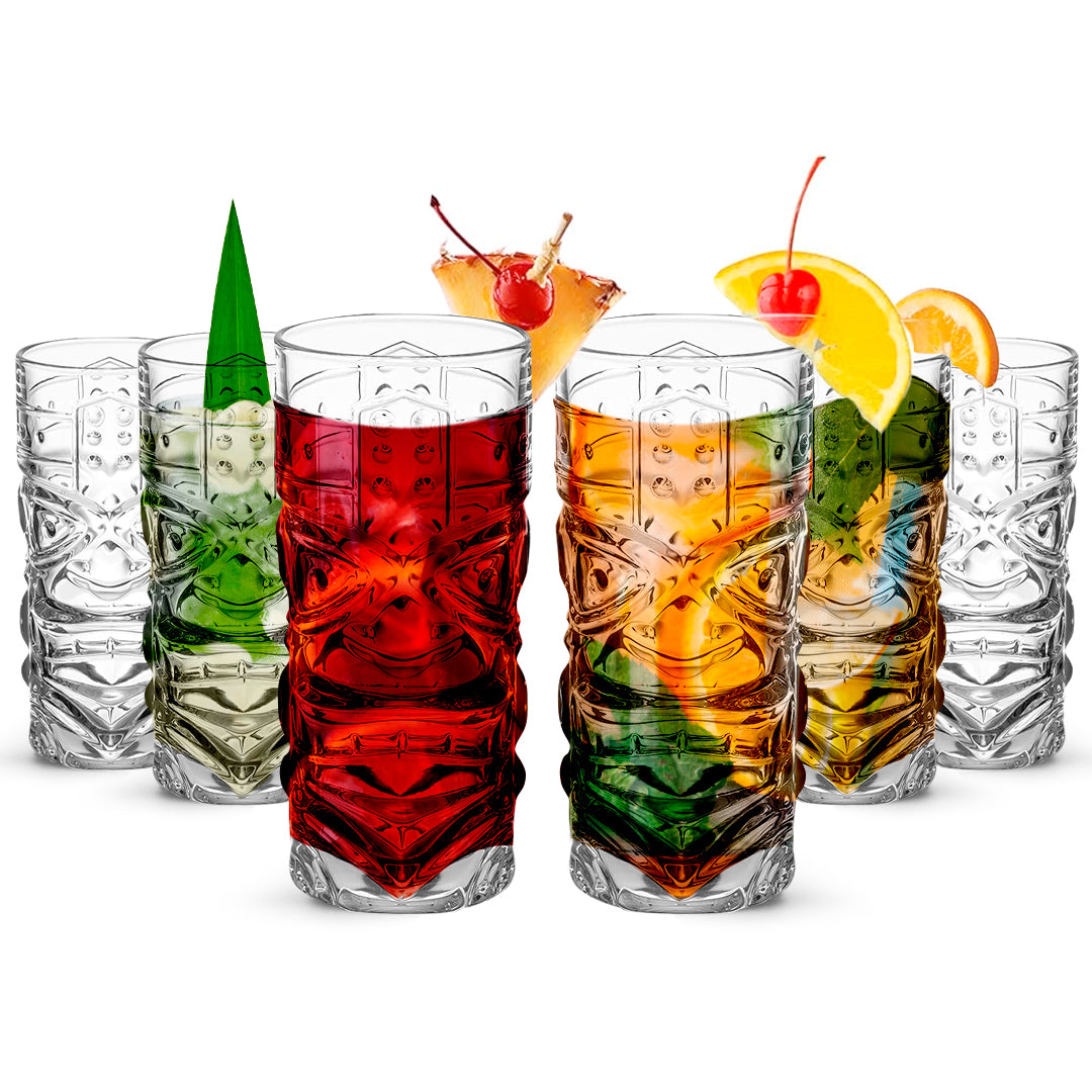 Clear Tiki Glasses