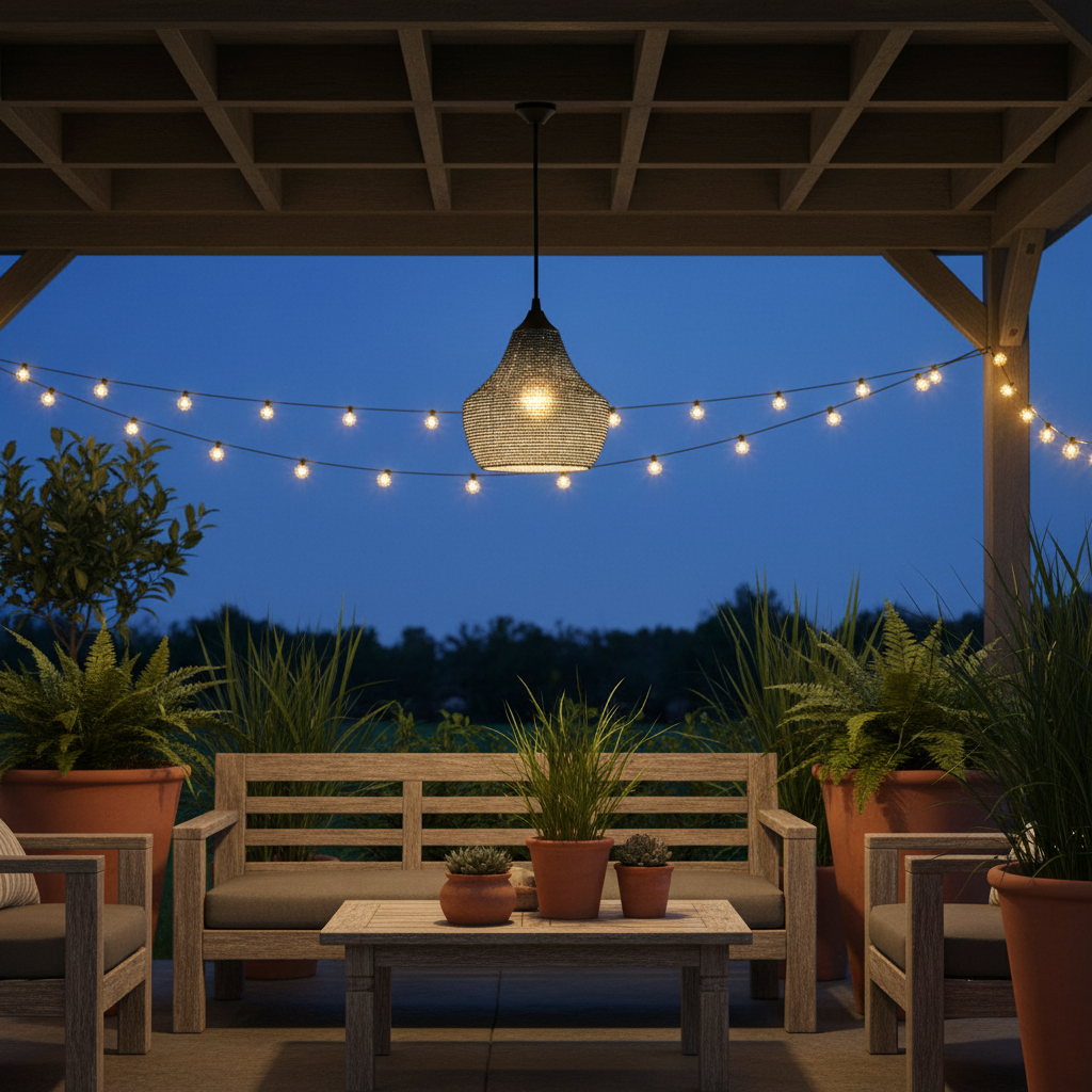 Draper Pewter, Pendant Light
