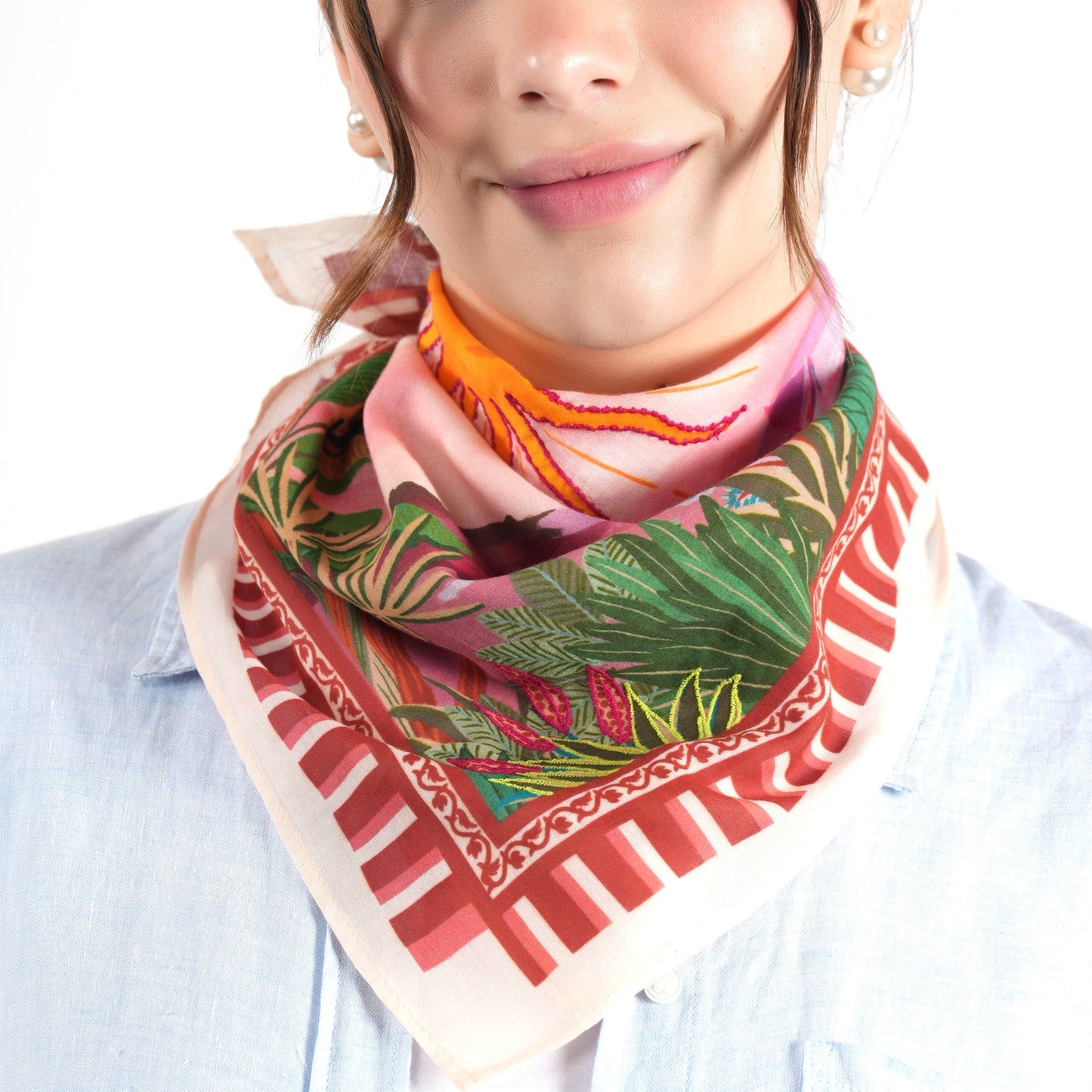 Golden Tide Bandana - Maroon
