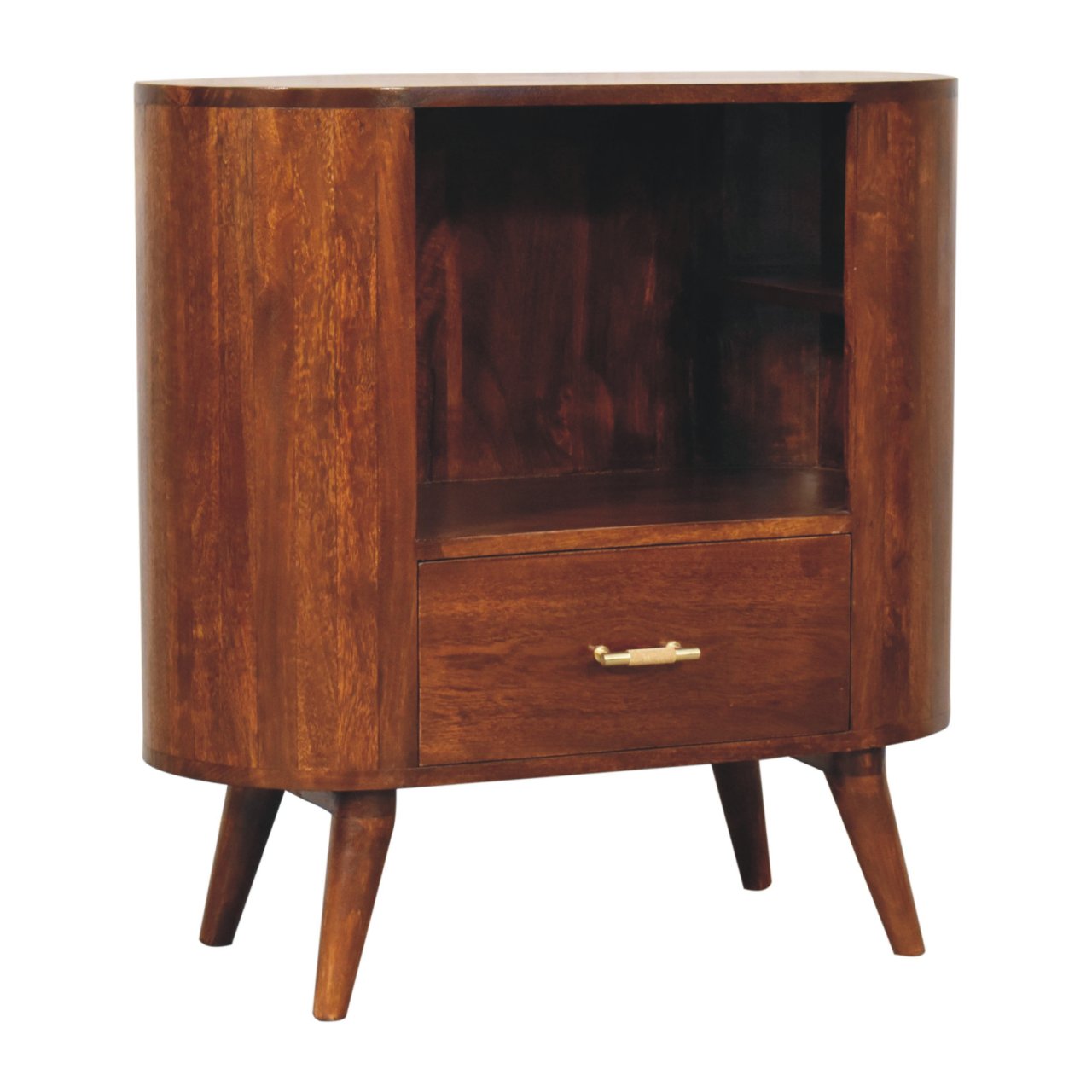 Solid Wood T-Bar Cortez Cabinet