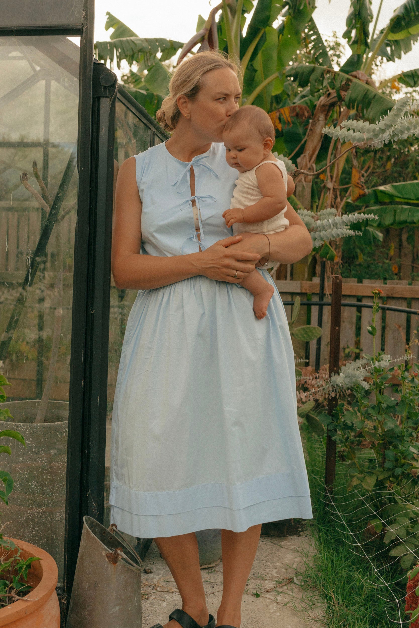 Frankie Dress | Sky Blue - ReCreate Clothing