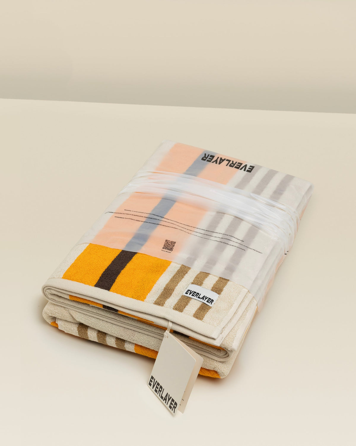Plush  Cotton Reversible Towel - Janus Composition