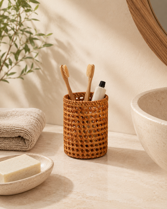 Rattan Pencil Holder