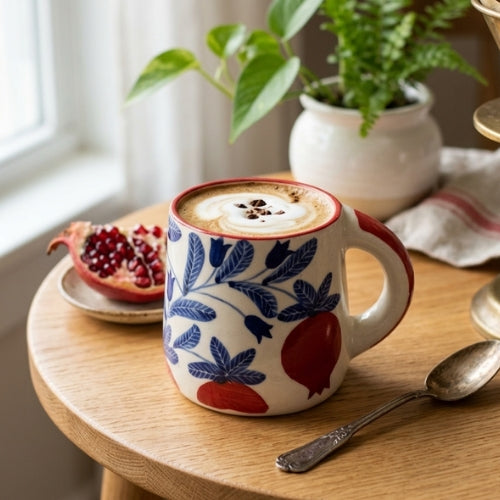 Anaar Coffee Mug- Red ,  3.5 X 3 Inches
