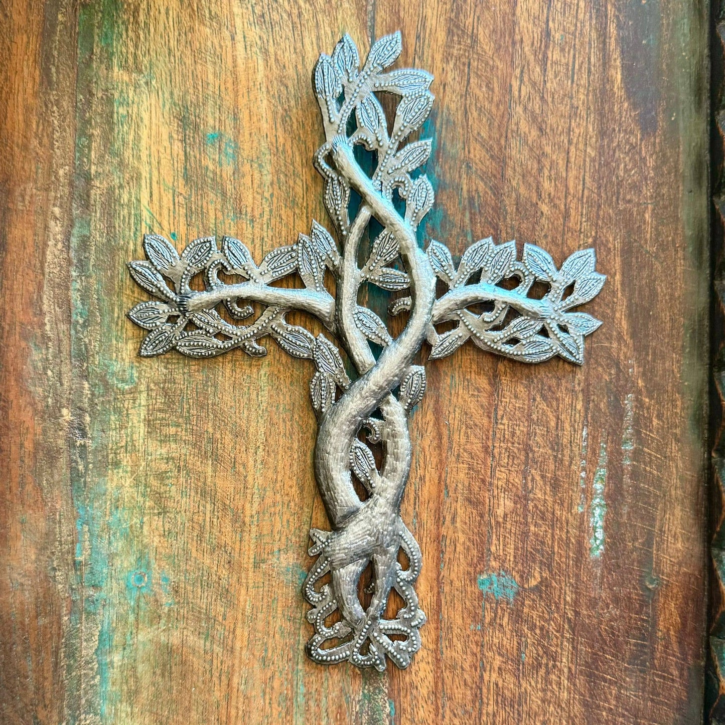 9.8" X 11.7" Wall Cross Religious Collection Gifts Handmade