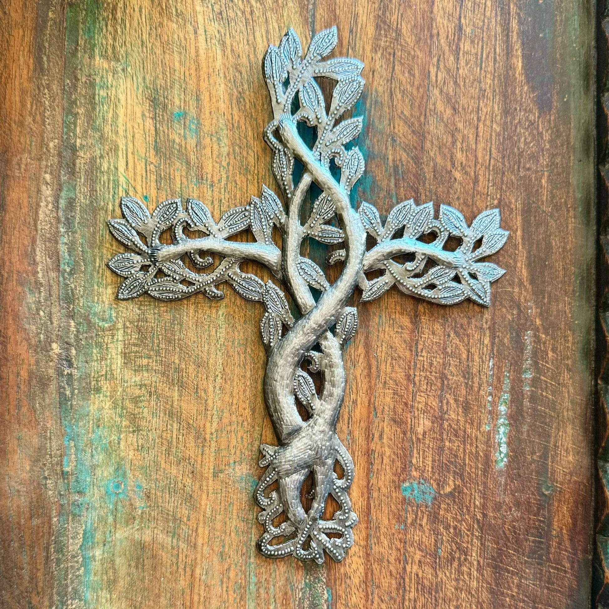 9.8" X 11.7" Wall Cross Religious Collection Gifts Handmade