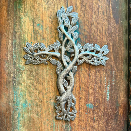 9.8" X 11.7" Wall Cross Religious Collection Gifts Handmade