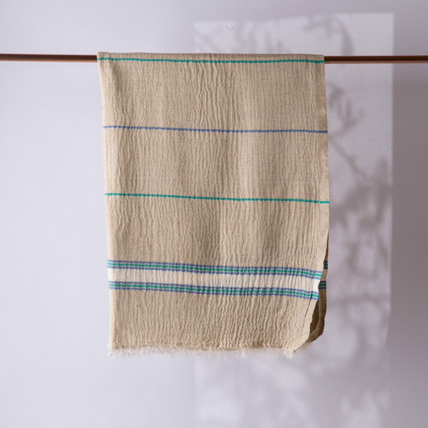 Hand loomed Muslin Linen Beach Towel