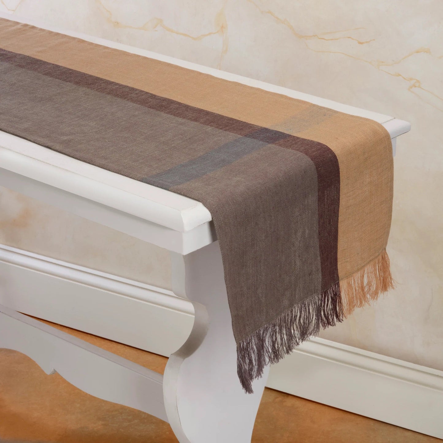 Hinterland Handwoven Linen Table Runner