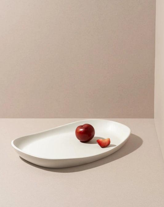 Mini Long Stoneware Serving Platter - Medium