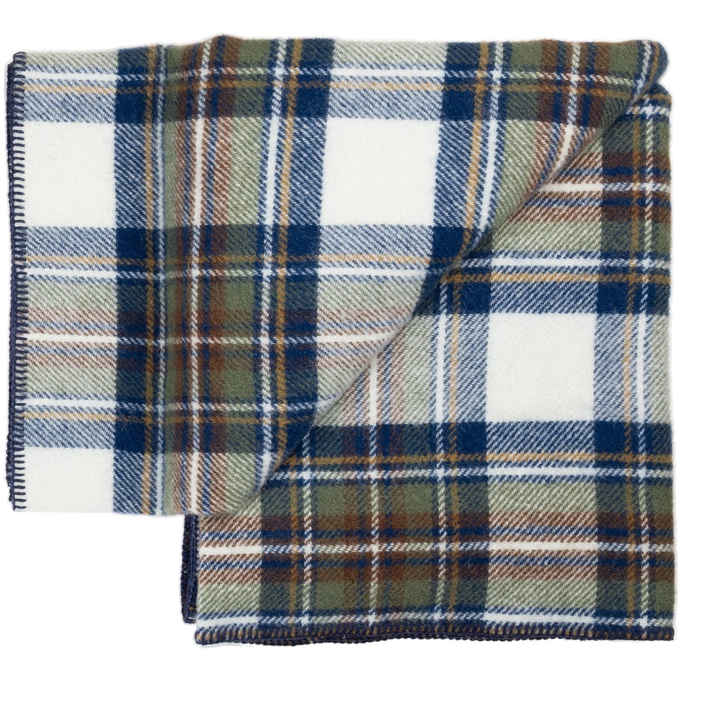 Highland Tweeds BIG Throw ~ Muted Blue Stewart ~