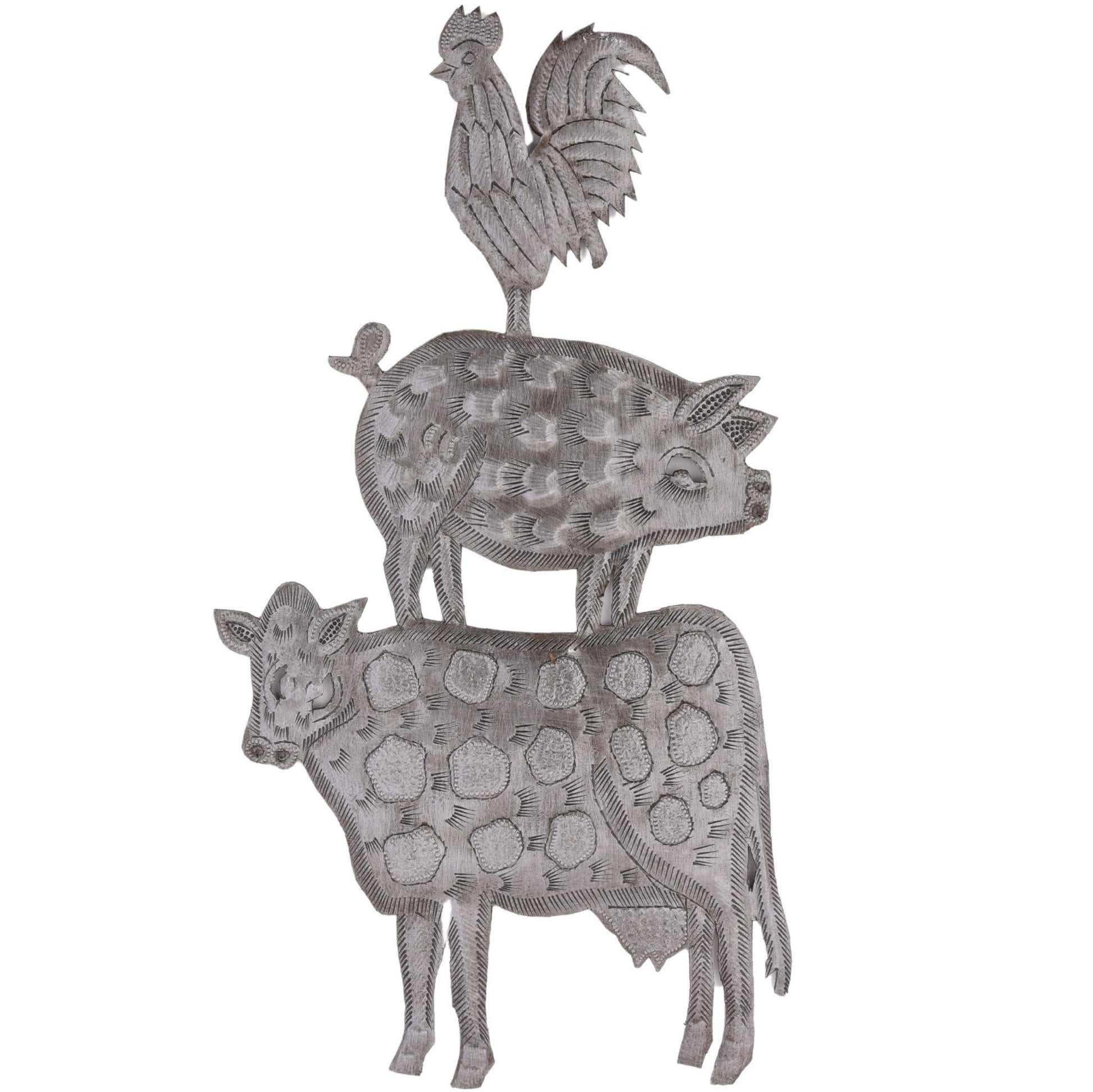 Animals of Brennen Wall Décor – Handmade in Haiti | Recycled
