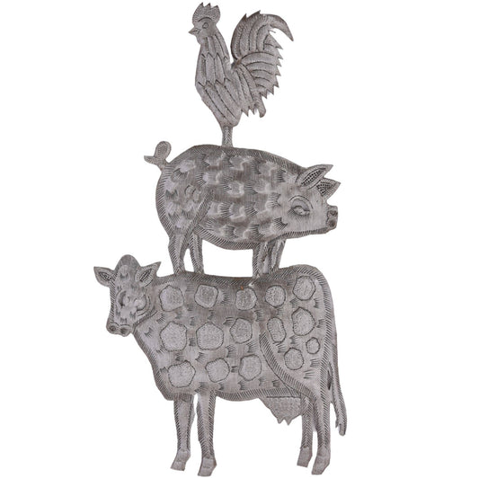 Animals of Brennen Wall Décor – Handmade in Haiti | Recycled