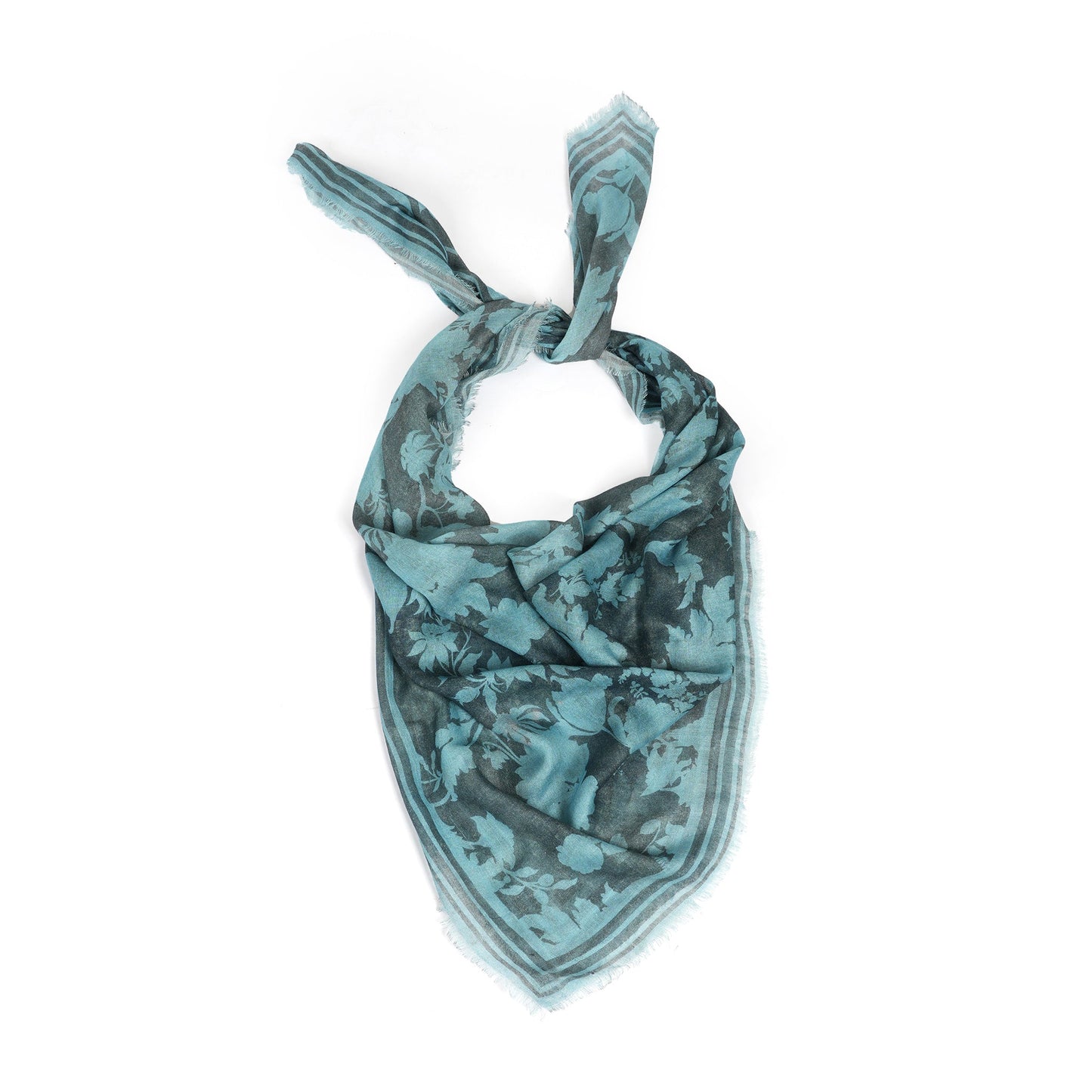 Garden Whisper Lightweight Scarf - Grey Mist