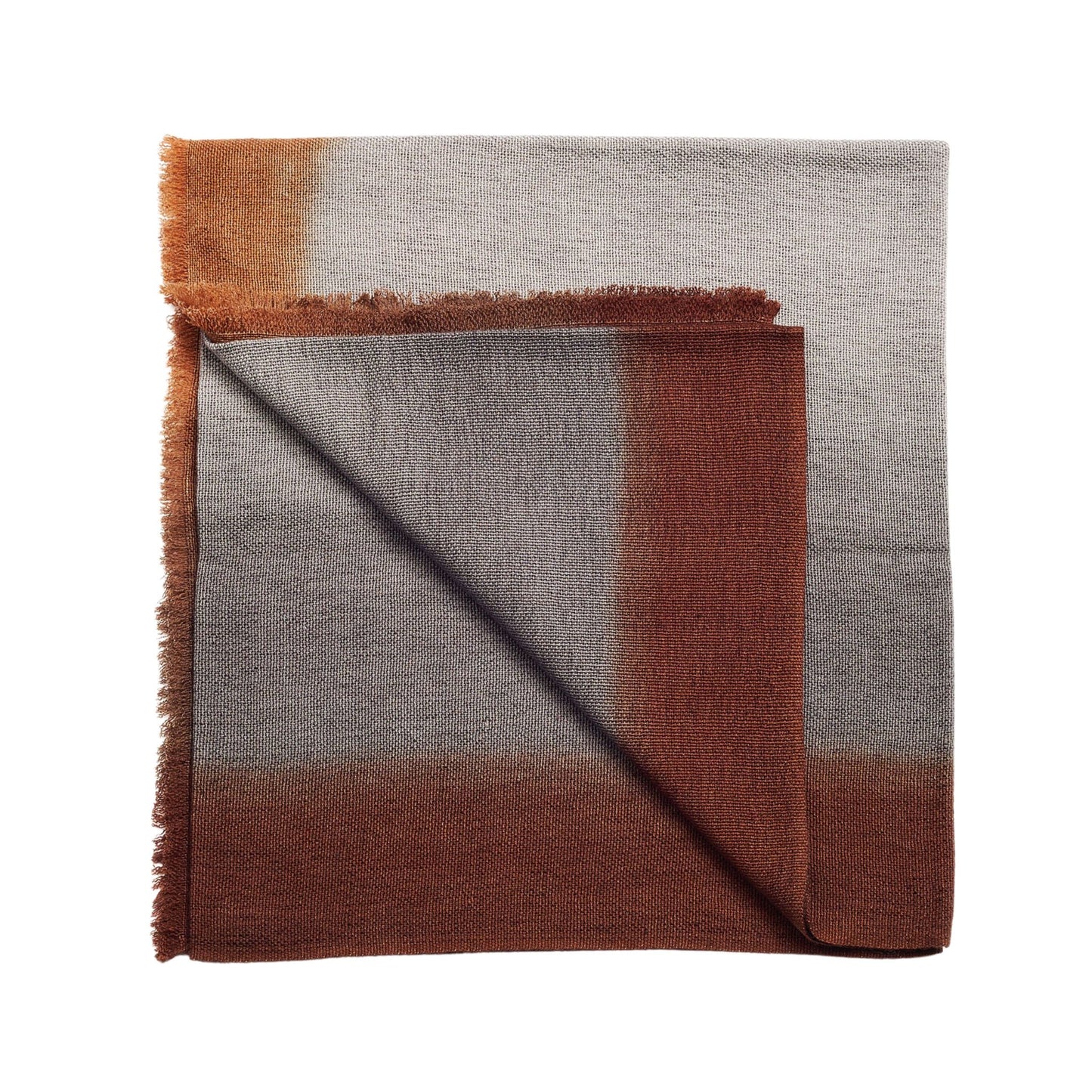 Simply Taupe Brown Gray Hand Spun Merino Handloom Throw