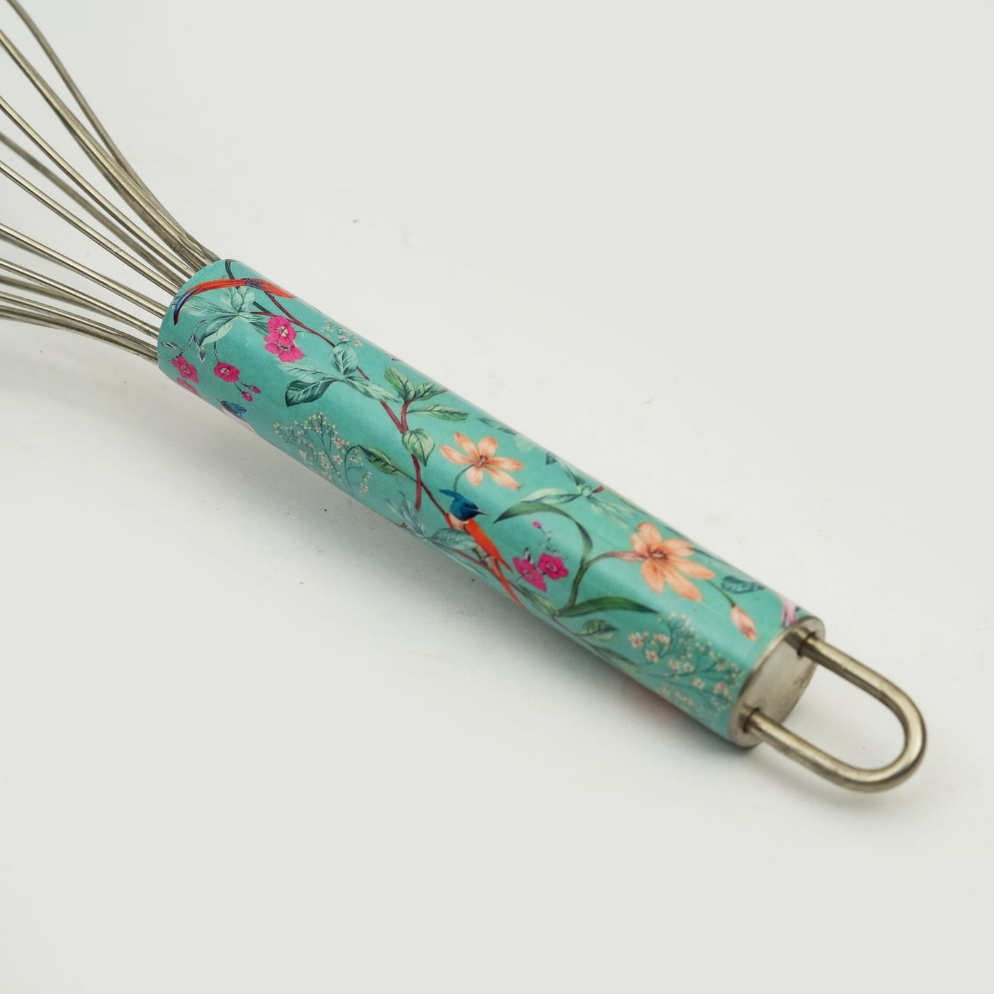 Aqua Bloom Bowl & Whisk Stainless Steel Mixing Set