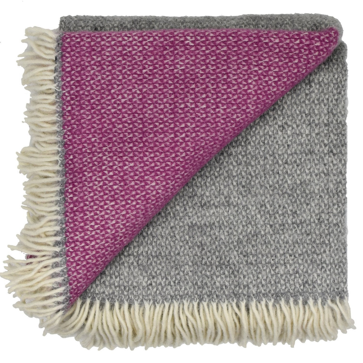 Prince of Scots Highland Tweed Estate Pure New Wool Throw ~ Vineyard ~