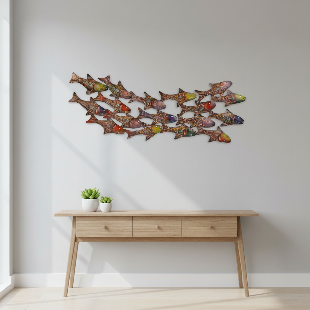 Painted Schooling Fish