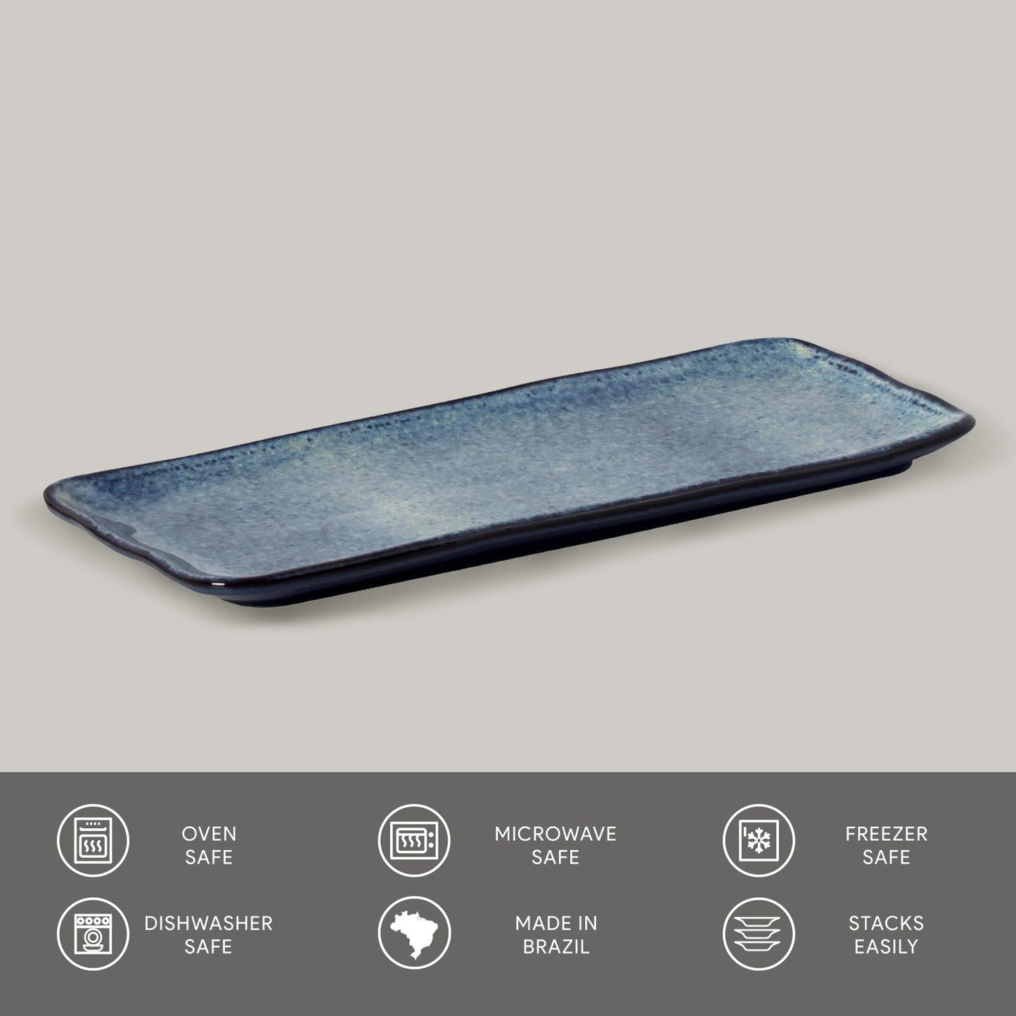Rectangular Platter Medium Set of 4