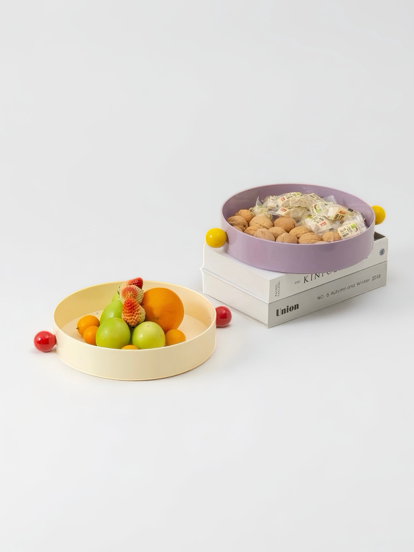 Jelly Bean Fruit Tray, Whimsical Dopamine Decorative Tray