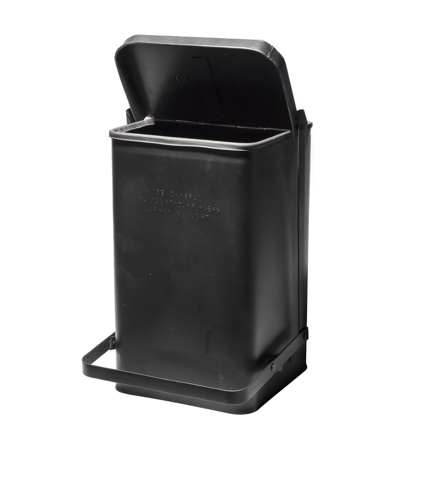 Step Trash Can - Black