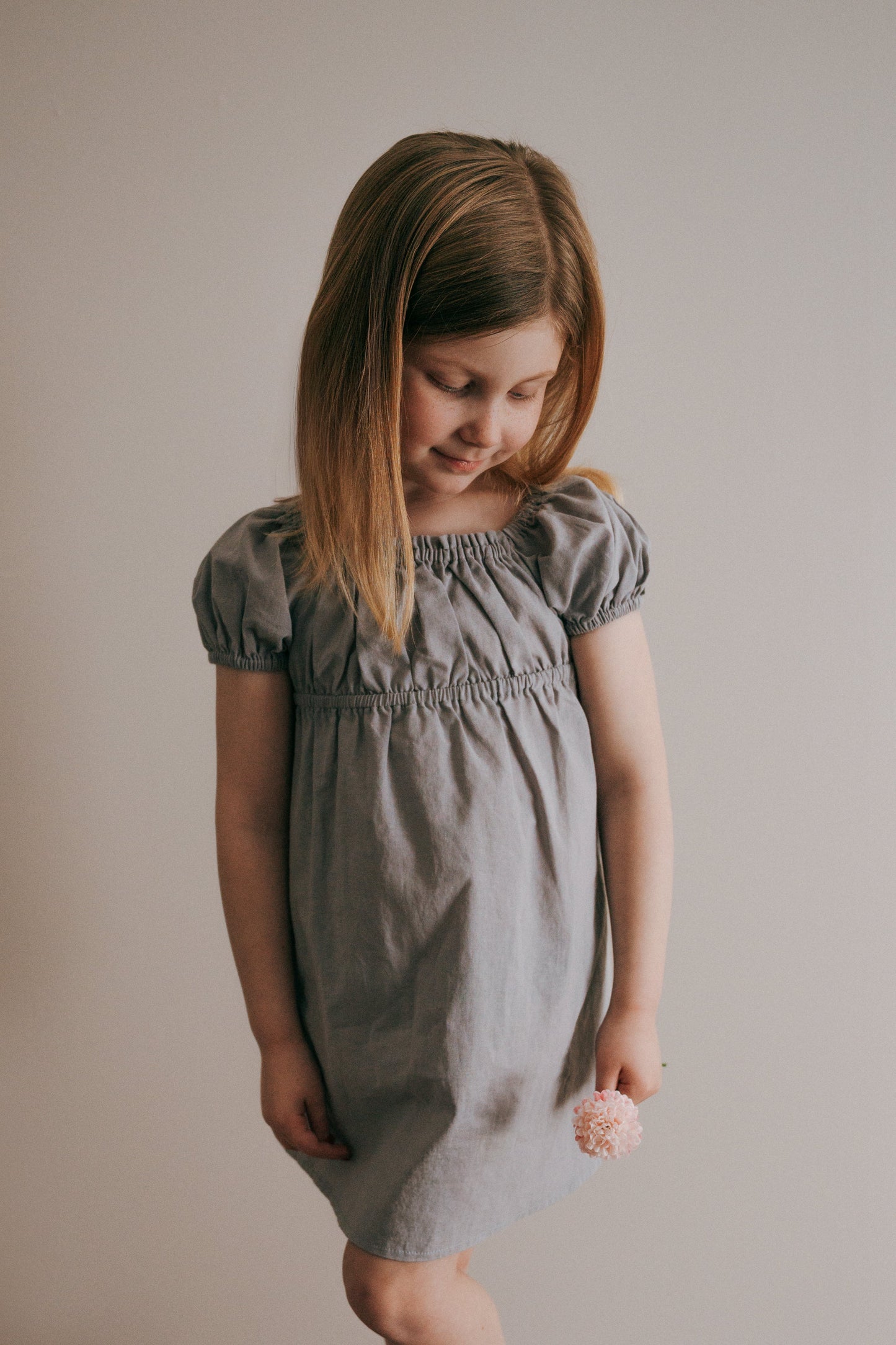 Kennedi Dress- Muted Purple| Short Sleeve