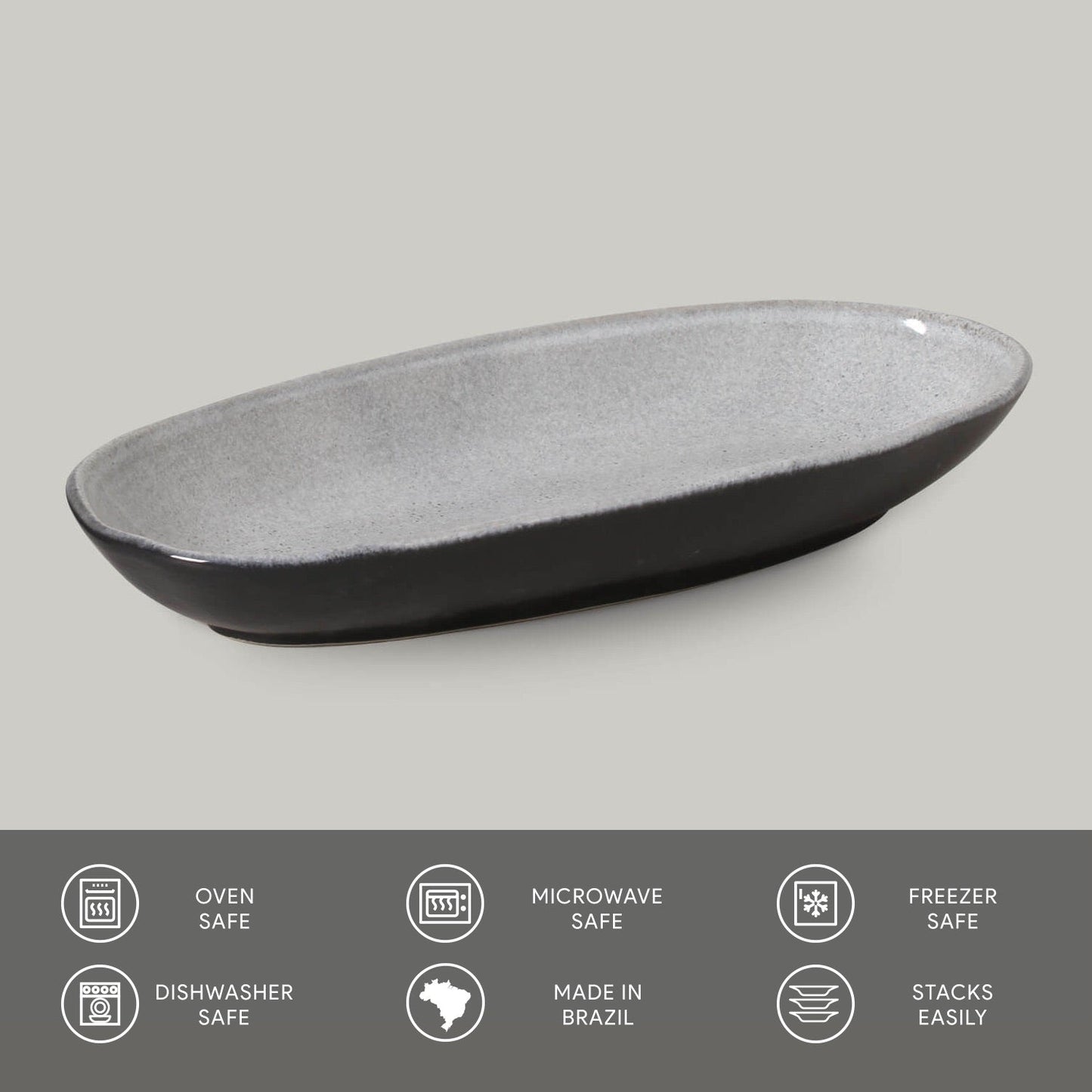 Deep Oval Platter Set of 4