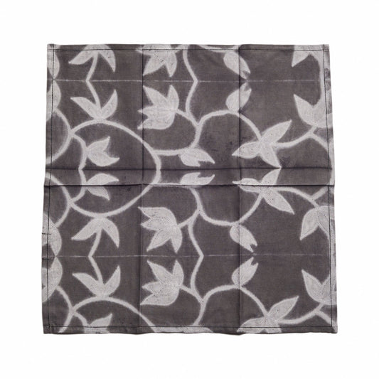Folio Indigo Handcrafted Shibori Cotton Table Napkins ( set of 4 )