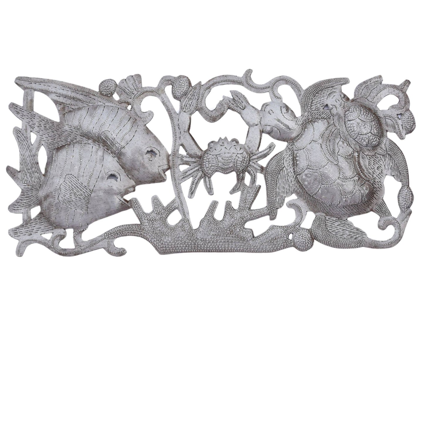 Fair Trade Haiti Sea Life – Recycled Steel Metal Art