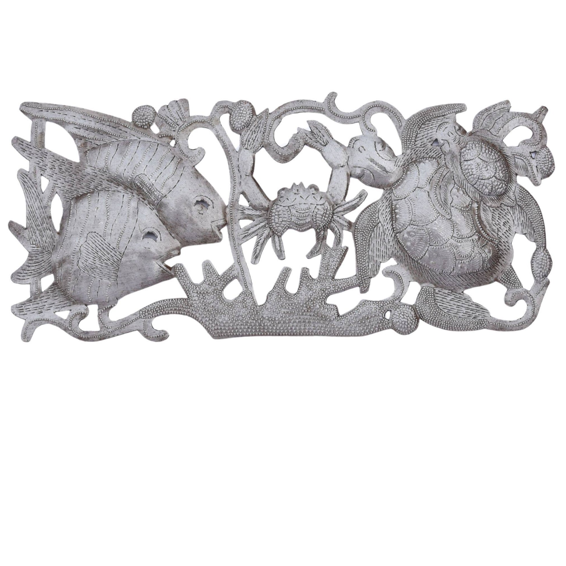 Fair Trade Haiti Sea Life – Recycled Steel Metal Art