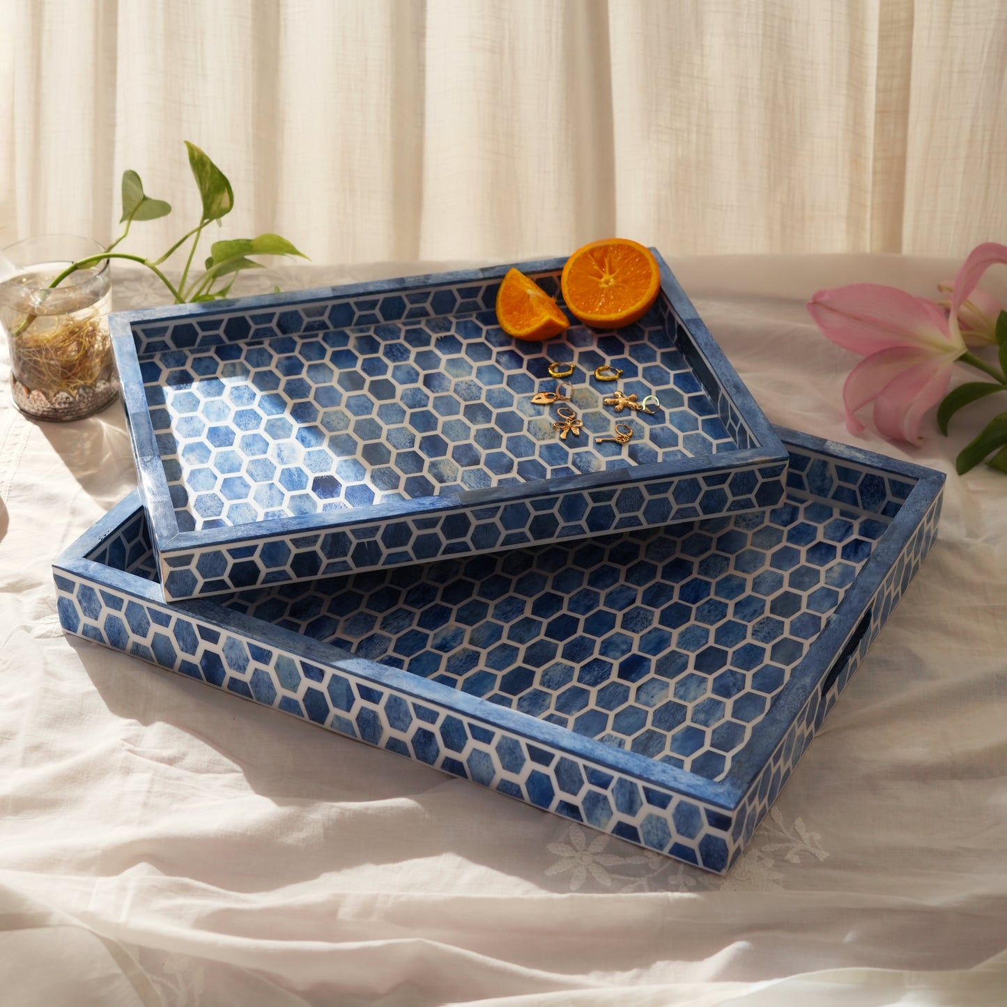 Gramercy Bone Inlay Trays