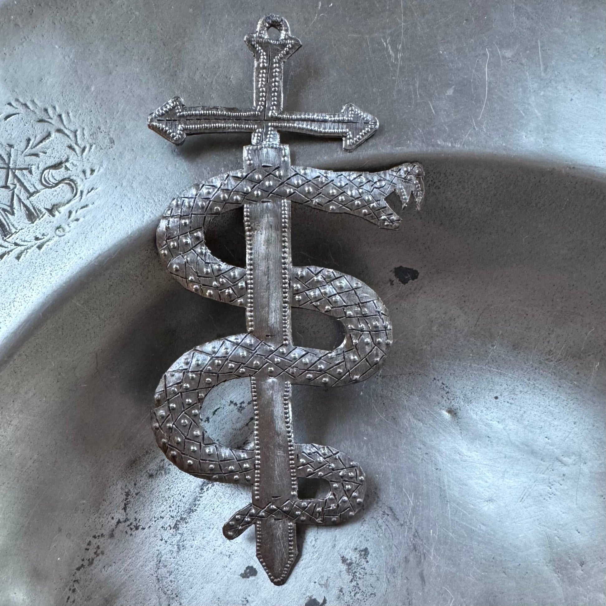 Sword & Snake Wall Art Haiti,  Symbol of Strength