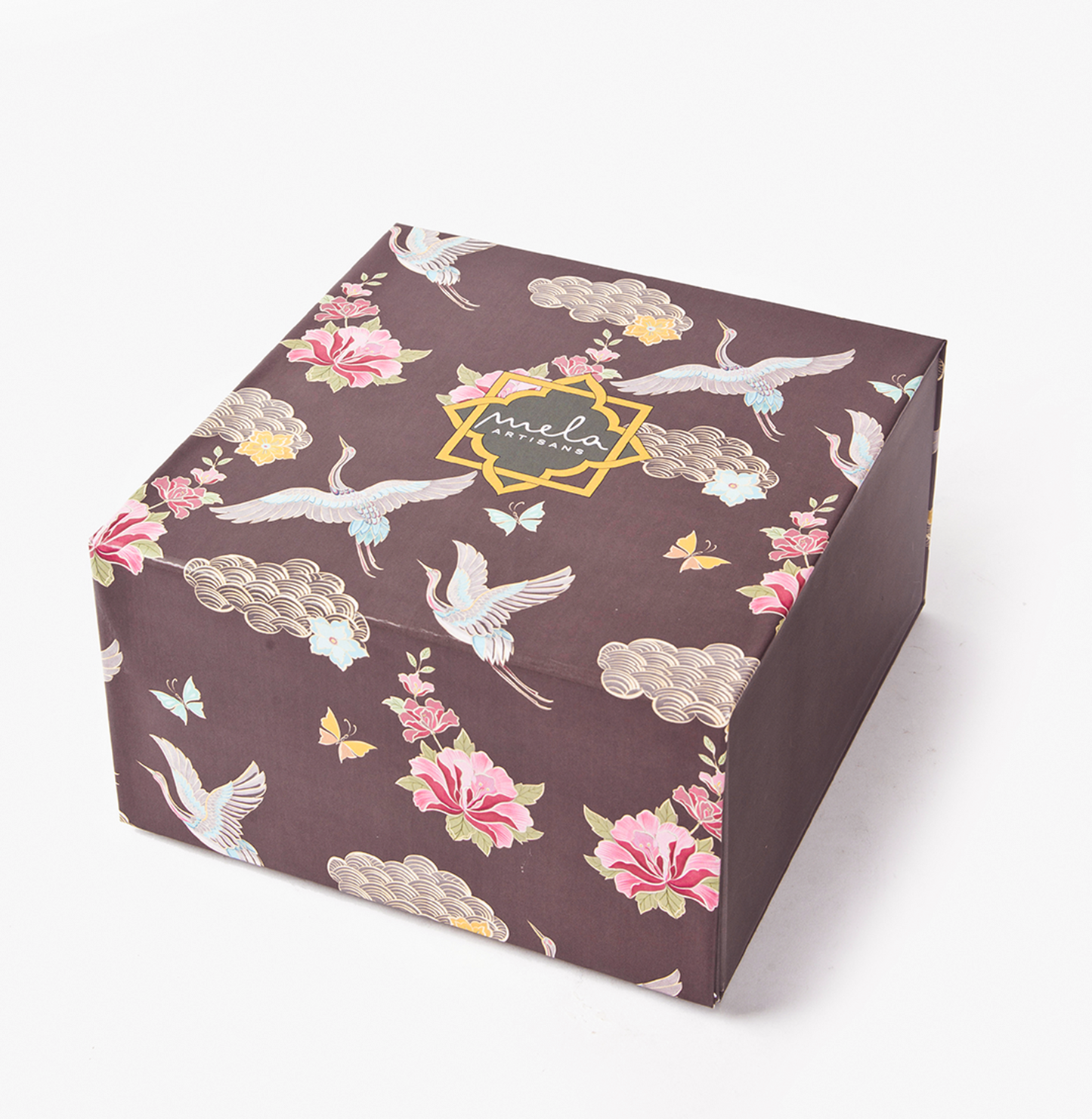 Decorative Flat Printed Packaging Gift Boxes, 3 sizes
